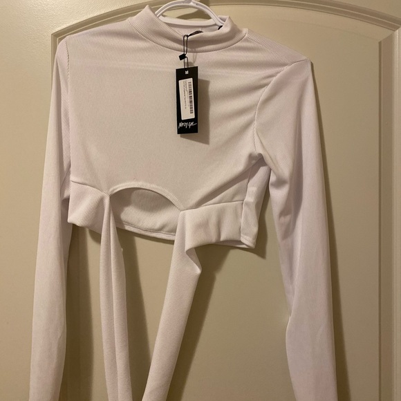 Cut Out Longsleeve Top - Picture 1 of 1